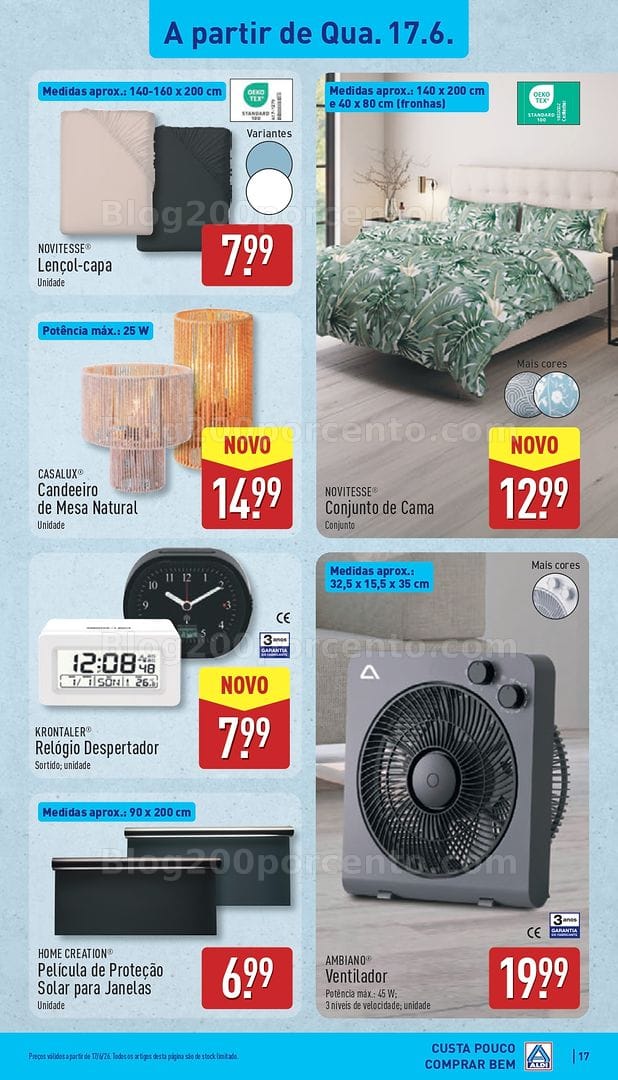 Antevisão Folheto ALDI Promoções de 15 a 21 junho